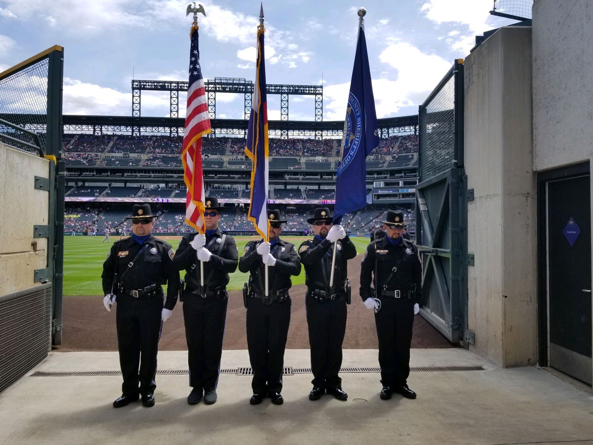 Honor Guard at Mile High Stadium
