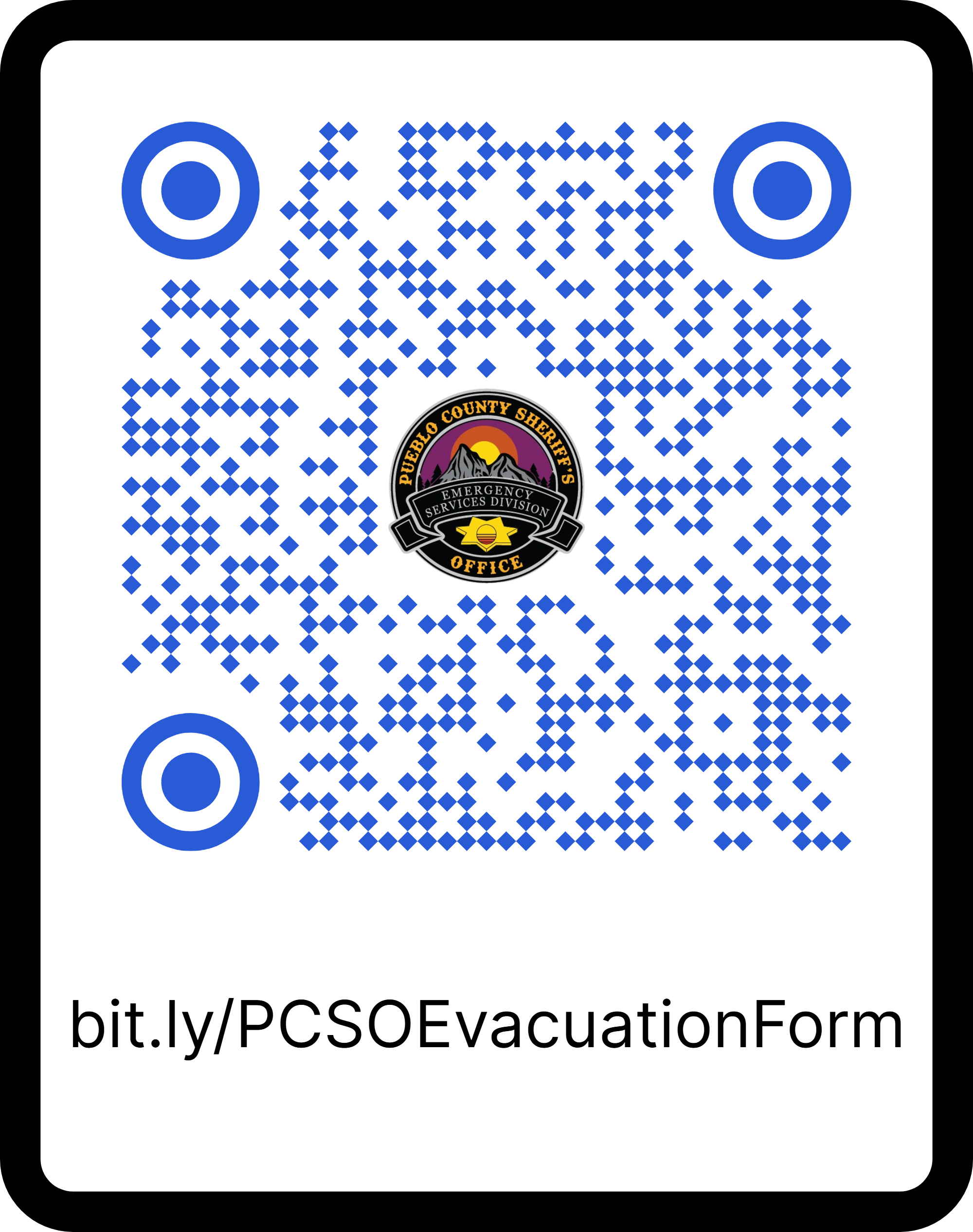 PCSO Evacuation Form QR Code